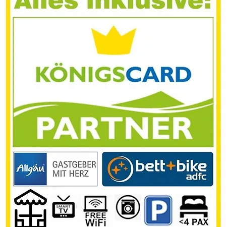 アパート Alpina Sonnen-appartements Incl Xl-sonnen-terrasse & Koenigscard *